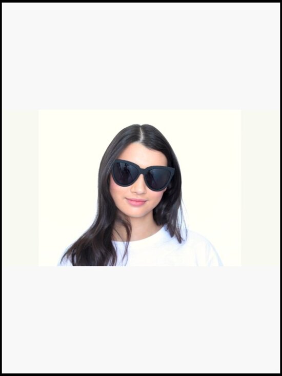 Oversized Cat Eye Sunglasses Polarized UV Protection Plastic Frame